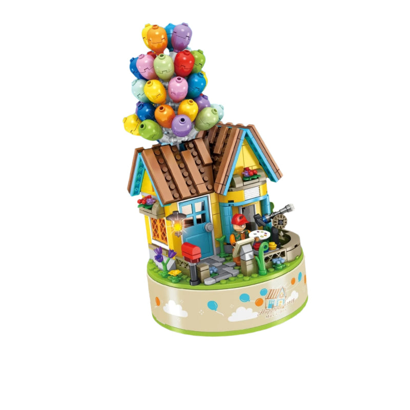 Balloons Building Block Set with Music Box