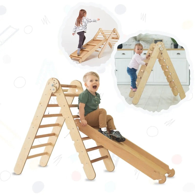 2in1 Montessori Climbing Set – Beige