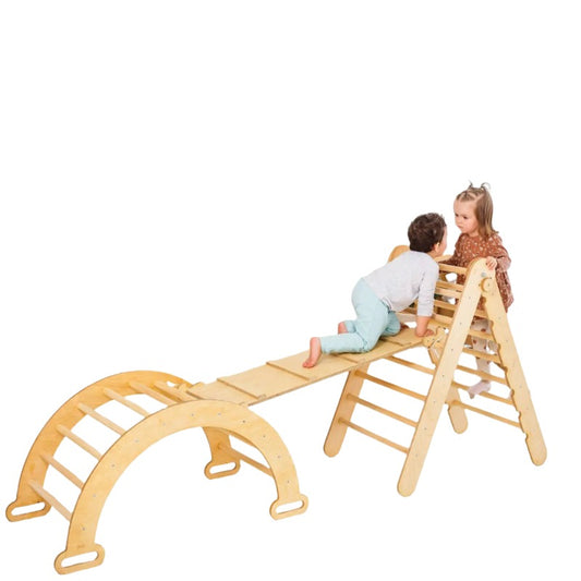 3in1 Montessori Climbing Set – Beige