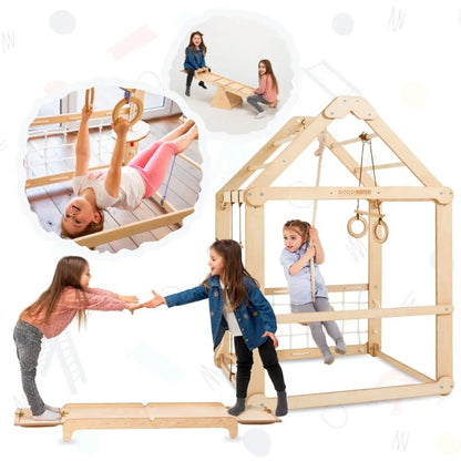 3in1 Wooden Playhouse