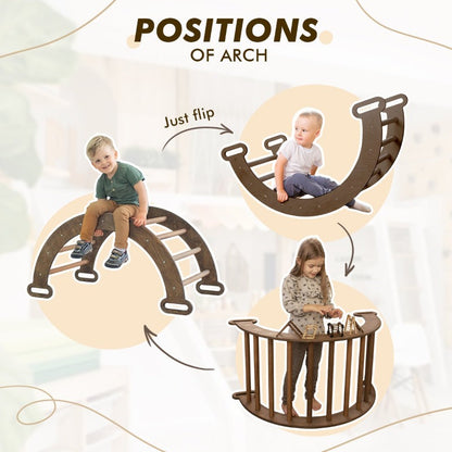 4in1 Montessori Climbing Set – Chocolate