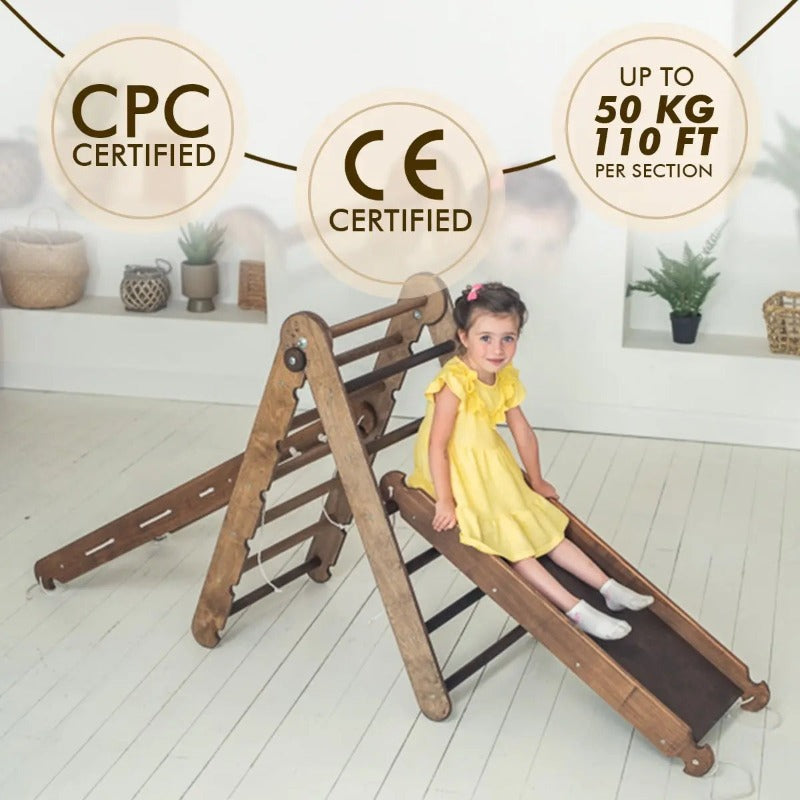 4in1 Montessori Climbing Set – Chocolate