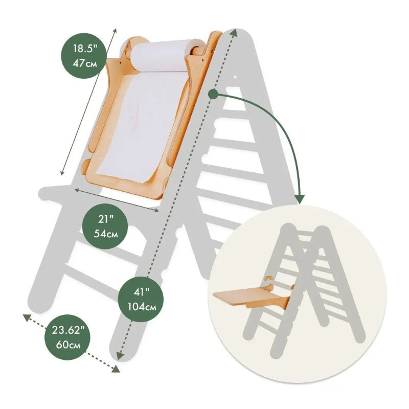 4in1 Montessori Climbing Set with Art Addition