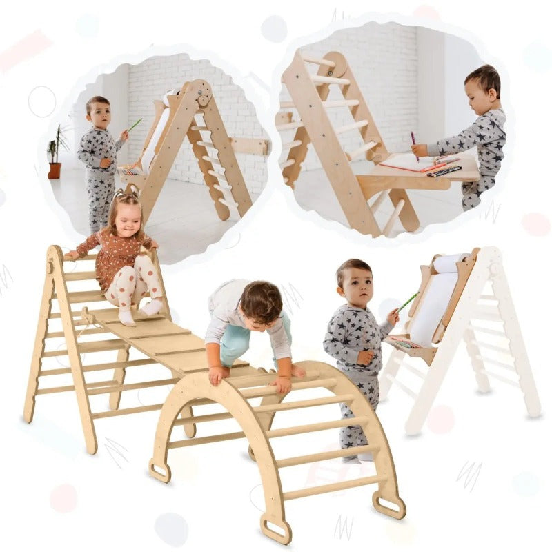 4in1 Montessori Climbing Set with Art Addition