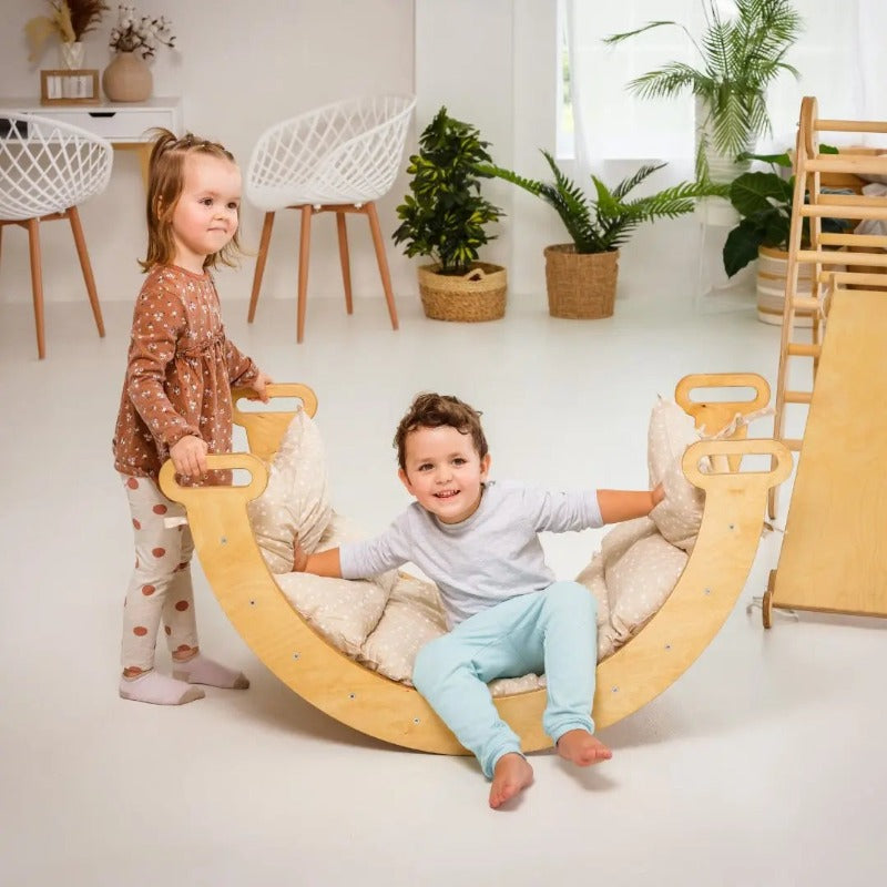 3-Piece Montessori Climbing Set - Beige