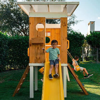 Forest Outdoor Swing Set And Trapeze Bar