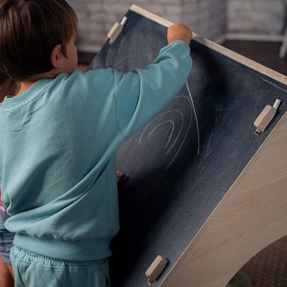 Evergreen Playhouse with Chalkboard Roof