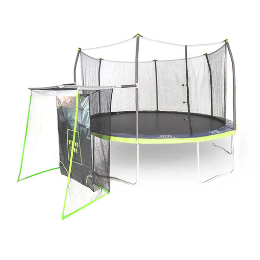 15' x 13' Oval Trampoline with Sports Net