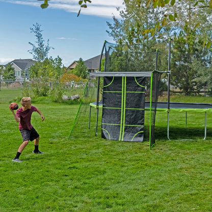 15' x 13' Oval Trampoline with Sports Net