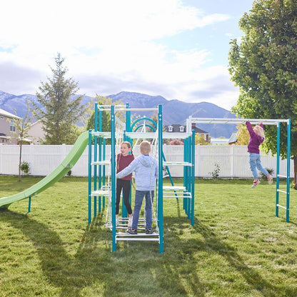 Base Camp Playground + Monkey Bars & Hanging Bridge