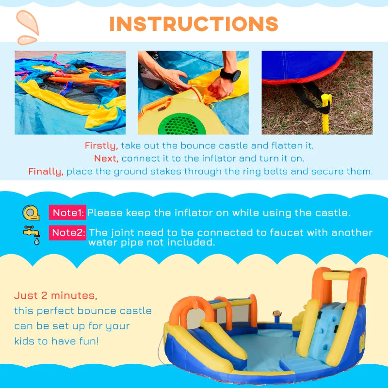 6in1 Inflatable Water Jumping Castle