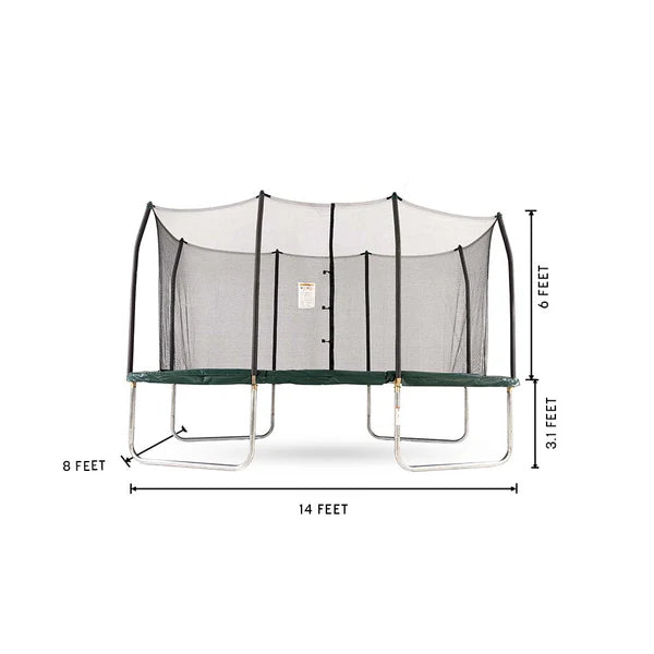 14' x 8' Rectangle Trampoline