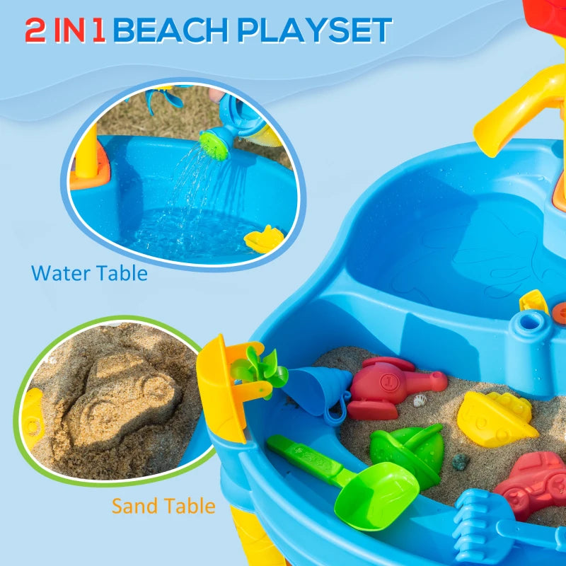 Sand and Water Table with Umbrella