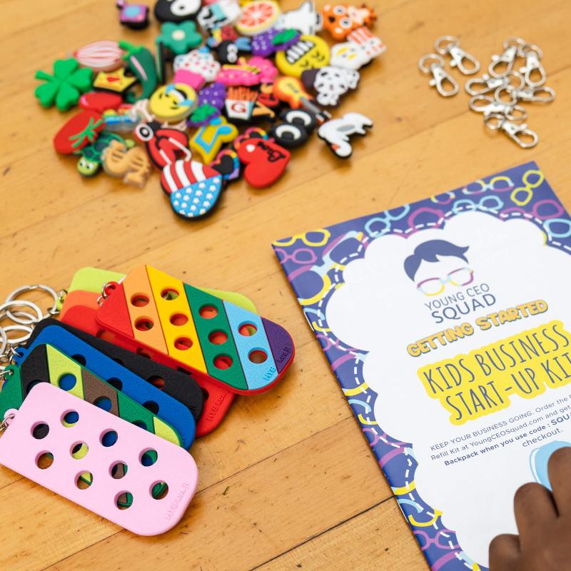 Kid Business Start-Up Kit: Keychains