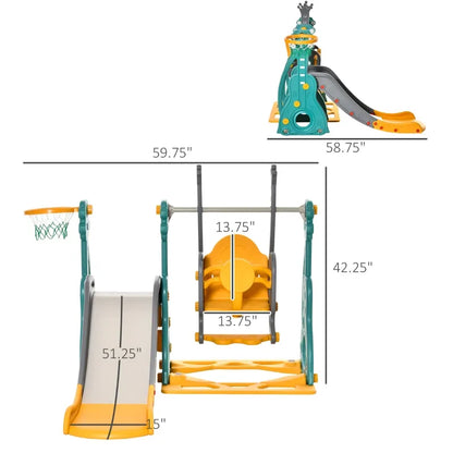 3in1 Indoor Toddler Swing Set