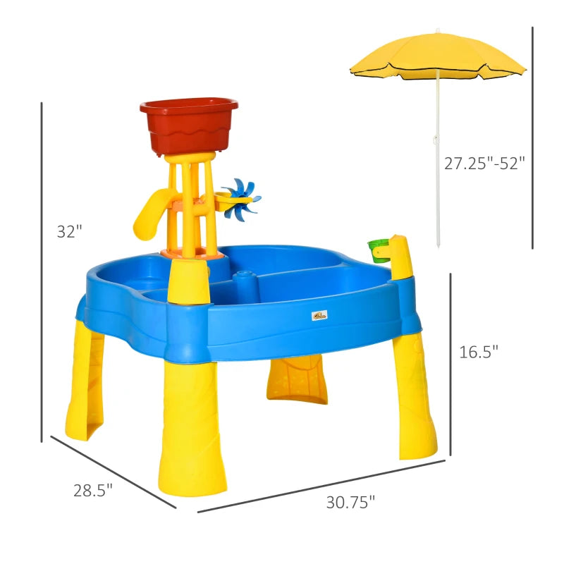 Sand and Water Table with Umbrella