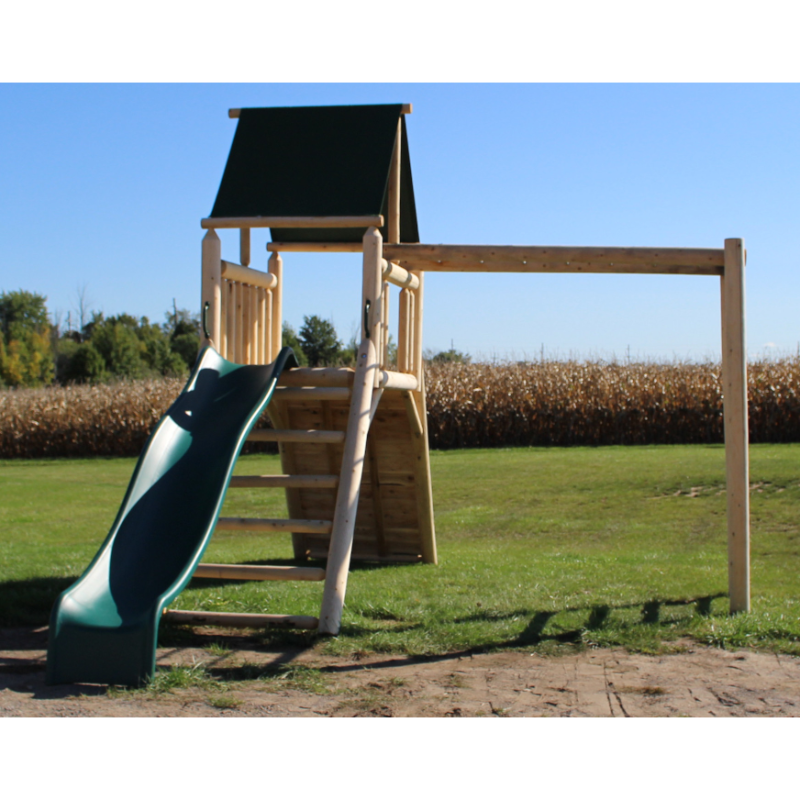 Cedar Peak Playground Tower [Monkey Bars, Swings, Slide]