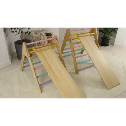 Olive Pikler Triangle Ladder and Climber Slide