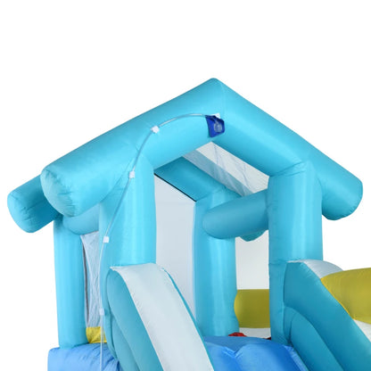 5in1 Inflatable Bounce House with Climbing Wall, Trampoline, & Pool