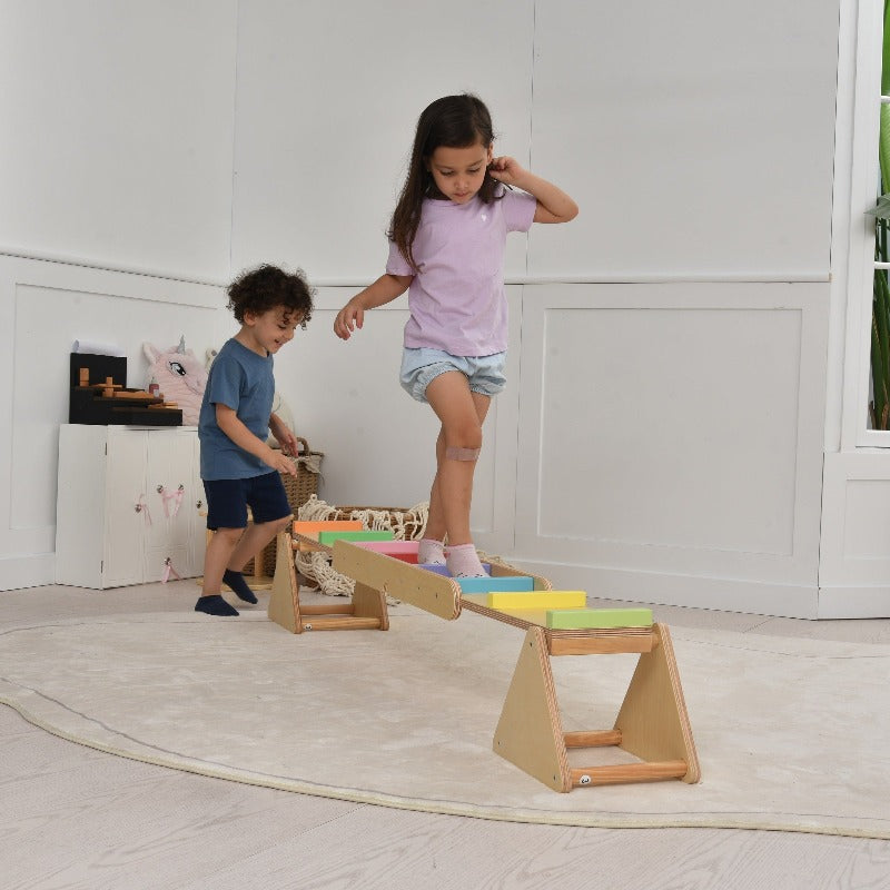 Willow Rainbow Seesaw and Balance Beam