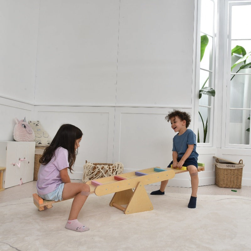 Willow Rainbow Seesaw and Balance Beam