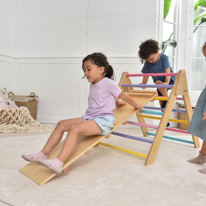 Olive Pikler Triangle Ladder and Climber Slide