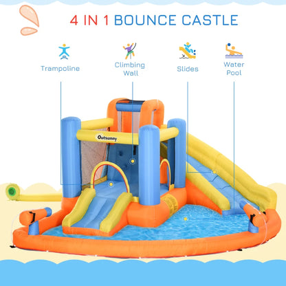 5in1 Kids Inflatable Jumping Castle with Water Cannons