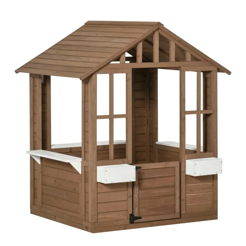 Outdoor Wooden Playhouse