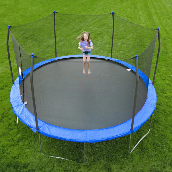 14' Round Trampoline with Wind Stakes