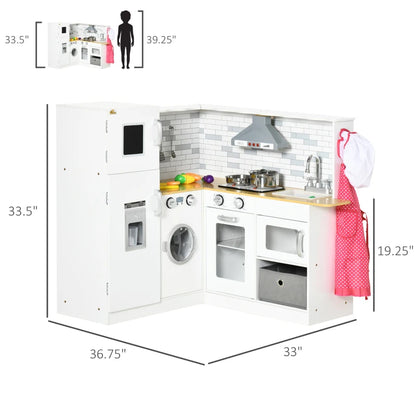 Corner Play Kitchen Set