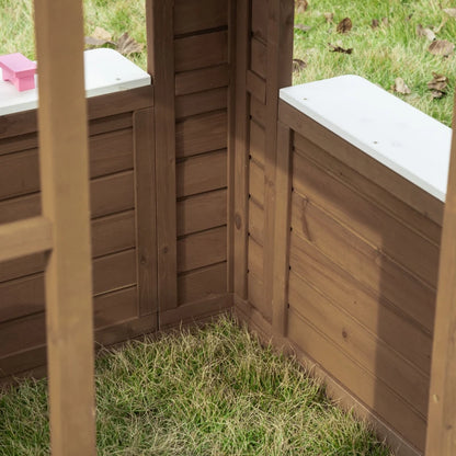 Outdoor Wooden Playhouse