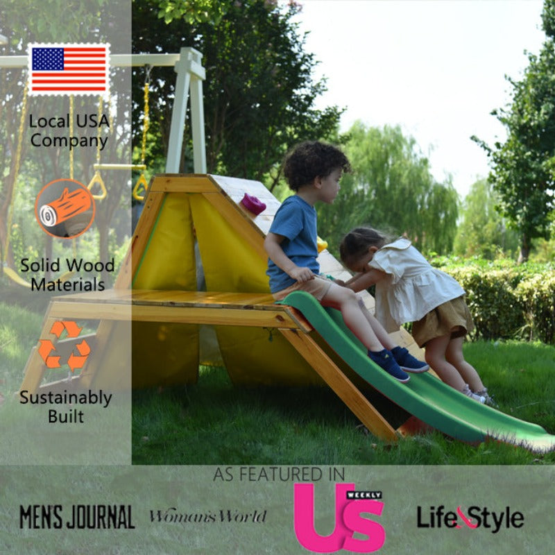 Palm 5-in-1 Outdoor and Indoor Playground Playset