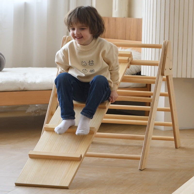 Olive Pikler Triangle Ladder and Climber Slide