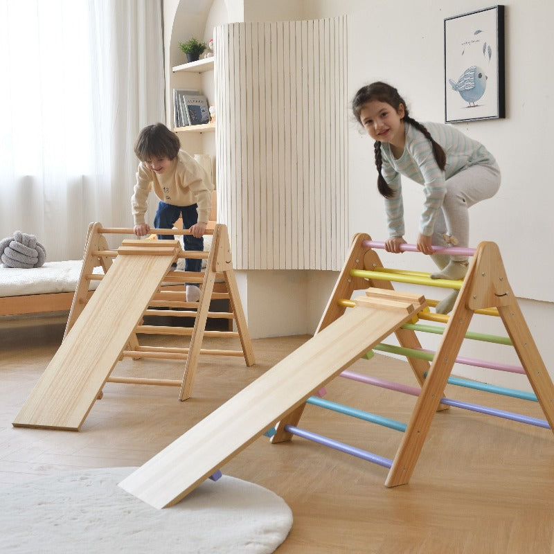 Olive Pikler Triangle Ladder and Climber Slide