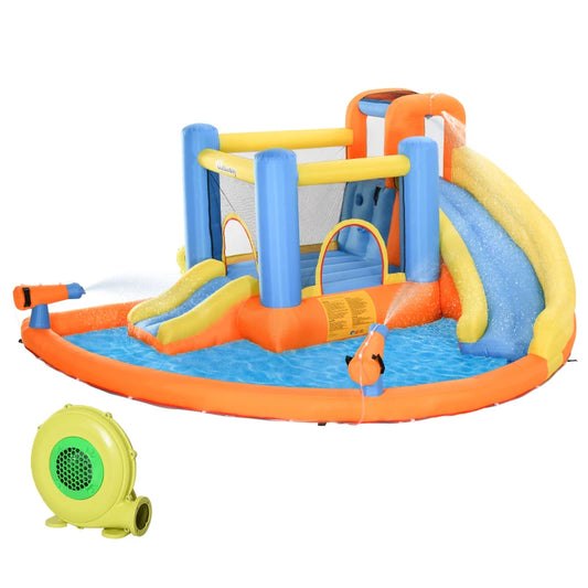 5in1 Kids Inflatable Jumping Castle with Water Cannons