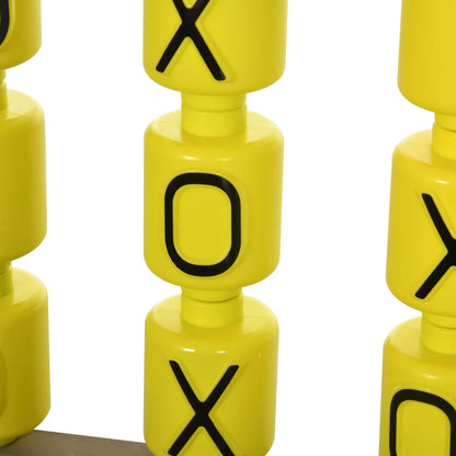 Sandbox with Canopy, Wooden Bench, Chalkboard & Tic Tac Toe