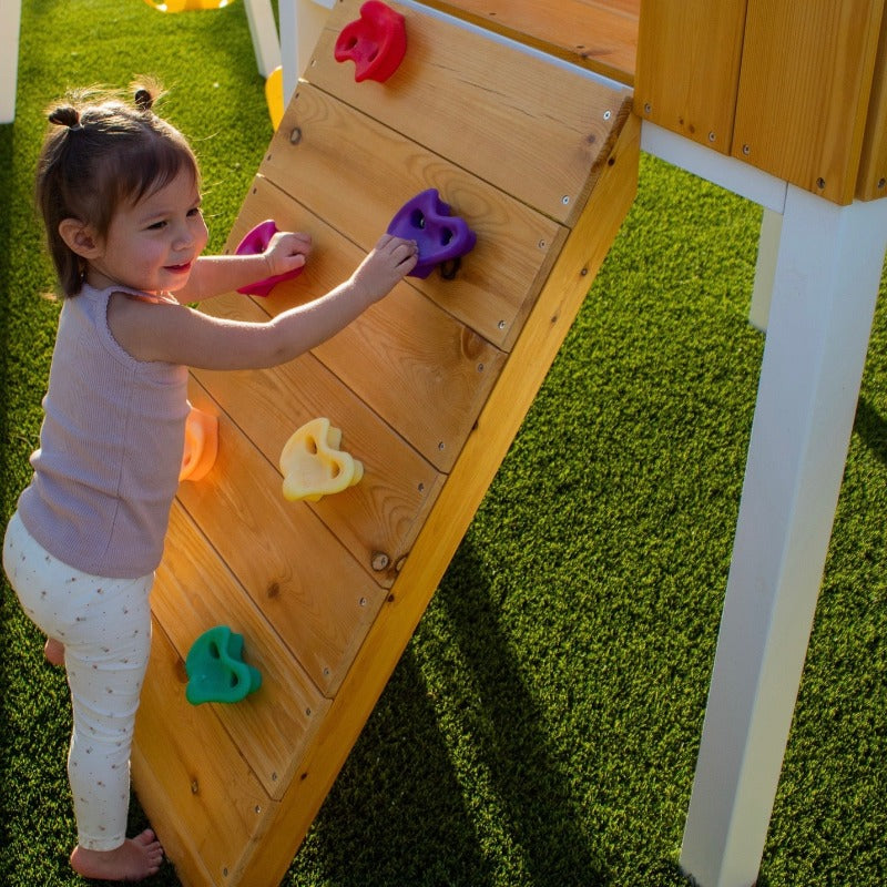 Forest Outdoor Swing Set And Trapeze Bar