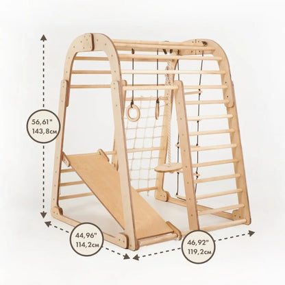 6-in-1 Wooden Playground