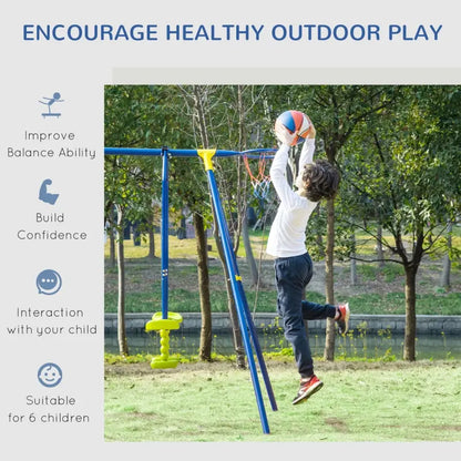 Outdoor Swing Set for Kids