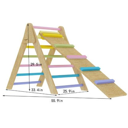 Olive Pikler Triangle Ladder and Climber Slide