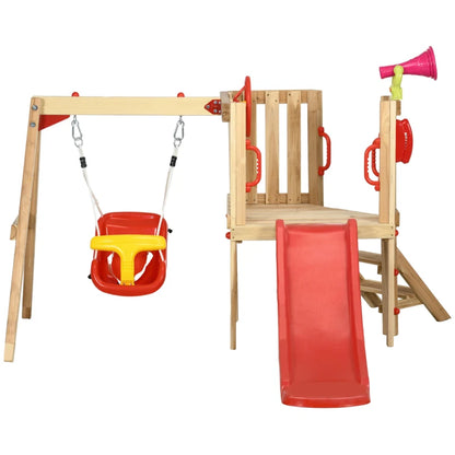 4in1 Outdoor Wooden Swing Set