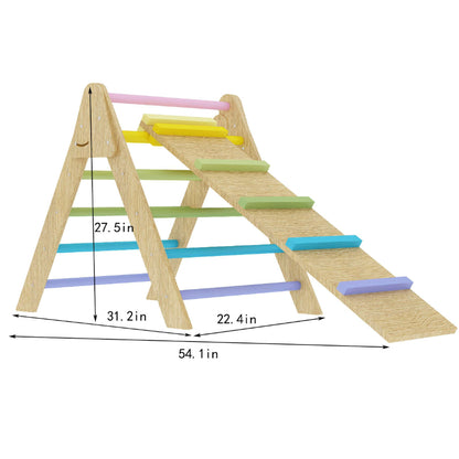 Olive Pikler Triangle Ladder and Climber Slide