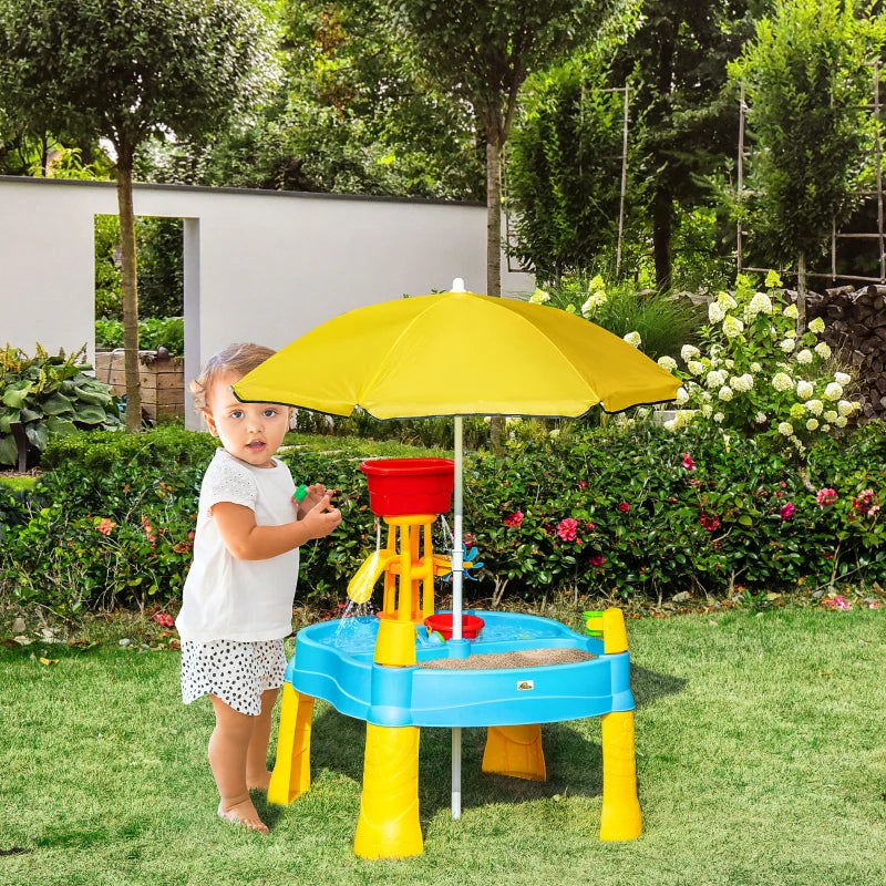 Sand and Water Table with Umbrella