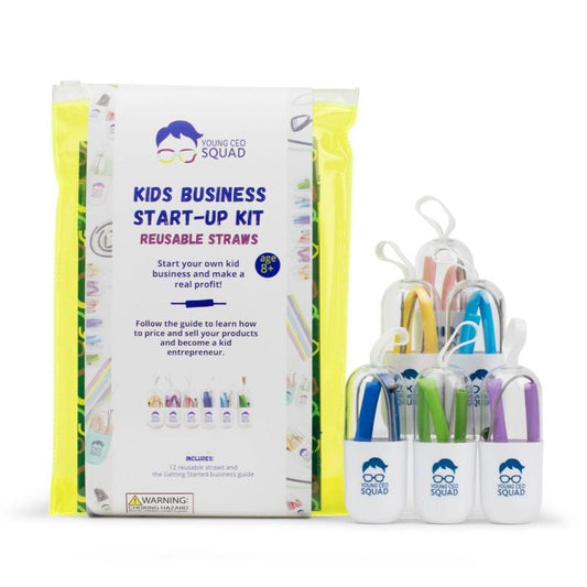 Kid Business Start-Up Kit: Reusable Straws