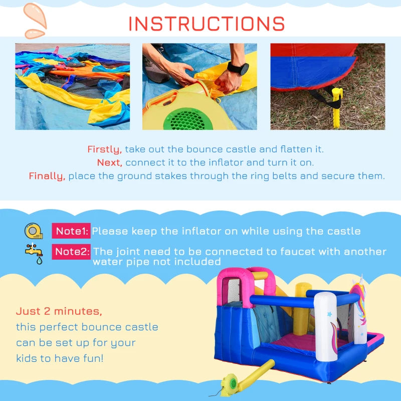 5in1 Inflatable Water Bounce House